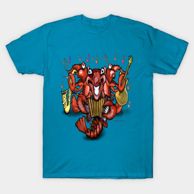 Crawfish Band T-Shirt by Kevin Middleton